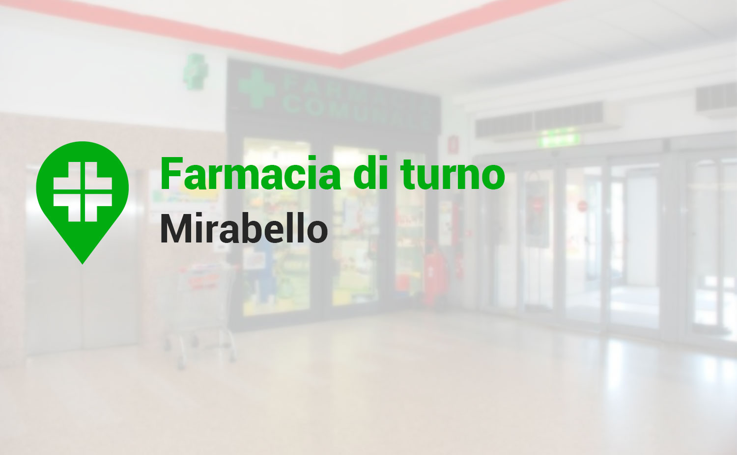 Farmacia di turno Mirabello Cantù